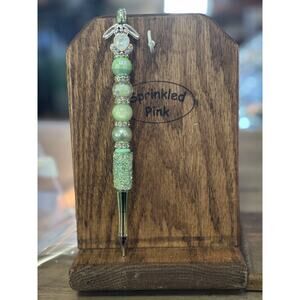 39-17  Handcrafted Extended Length Beaded Pen w/ Refill Ink
